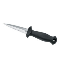 Sub 9 Stiletto knife - Inox - Black Color  KV-ASUB09ST-N - AZZI SUB (ONLY SOLD IN LEBANON)